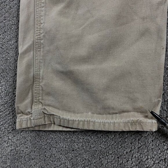 Carhartt Loose Fit Carpenter Work Pants Men's 38 x 32 Measures 37 x 30 Khaki - Picture 7 of 13
